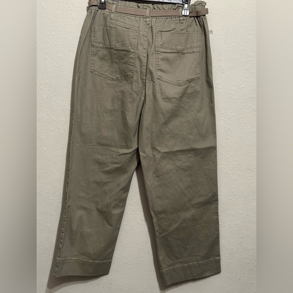 NWT Democracy Ab"solution Skyrise Paper Bag Waist Relaxed Straight Leg Pant - Picture 7 of 14